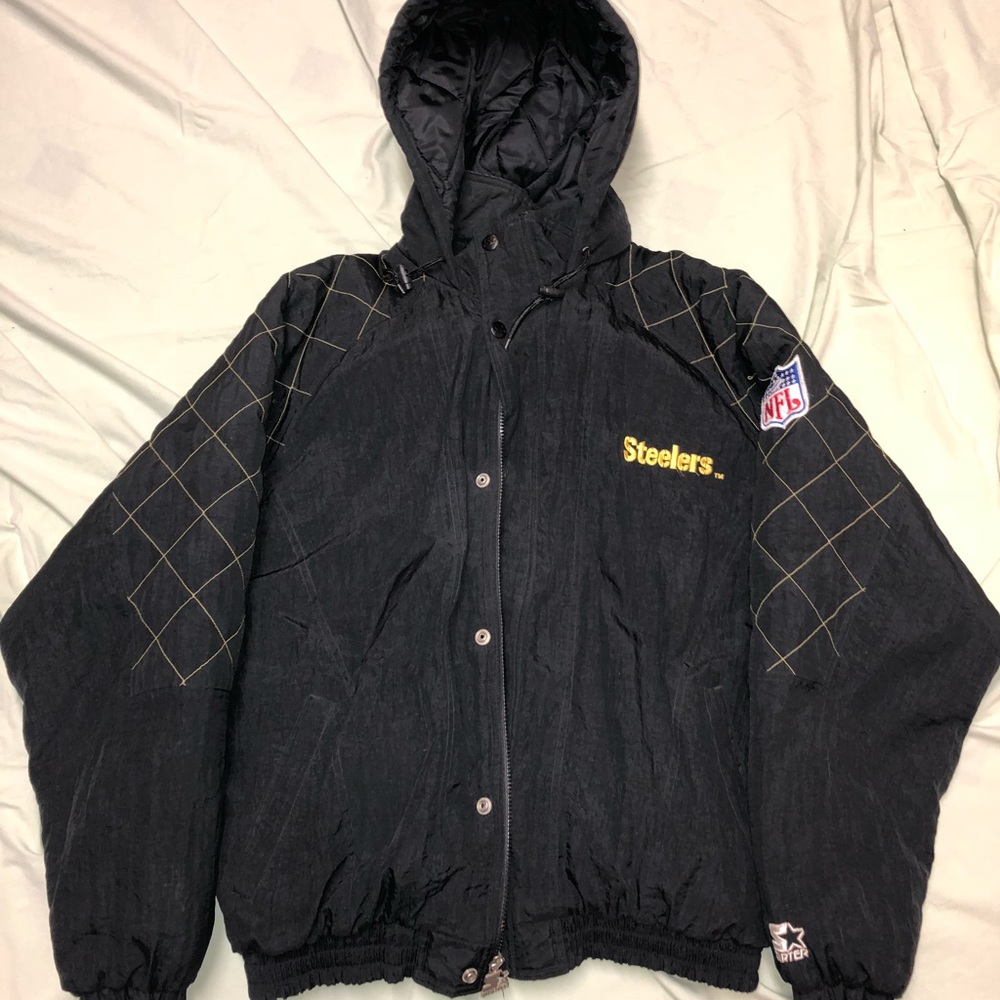 Vintage Pittsburgh Steelers starter XL jacket